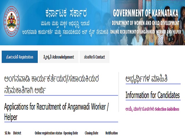 WCD, मैसूर भर्ती 2021: 165 आंगनवाड़ी वर्कर  और हेल्पर पदों की वेकेंसी के लिए आवेदन करें